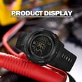 thumbnail image 5 of Men's Digital Watch Waterproof Pedometer Watches Sport Watch Step Counter Calorie Military Watch with Stopwatch Alarm LED Backlight Countdown, 5 of 7