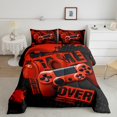 thumbnail image 2 of Erosebridal Red Gamer Bedding Twin Comforter Set,Gamepad Gaming Down Comforter,Video Game Decor,Reversible,Lightweight,2-Piece, 2 of 8