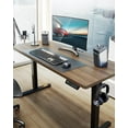 thumbnail image 5 of Height Adjustable Electric Standing Desk, 40 x 24 Inches Sit Stand up Desk, Memory Computer Home Office Desk (Espresso), 5 of 7