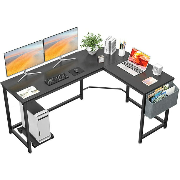 Homfio L Shaped Desk 58 Computer, Simple Office Computer Table Design