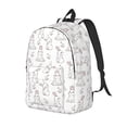 thumbnail image 2 of KLL Bunny And Bird Print Travel Laptop Backpack - College Backpack Business Work Bag Nurse Bag Casual Daypack for Weekender Business Hiking -Small, 2 of 6