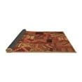 thumbnail image 2 of Ahgly Company Indoor Rectangle Patchwork Brown Transitional Area Rugs, 2' x 5', 2 of 4