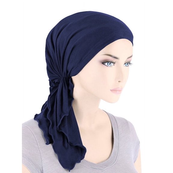 The Bella Scarf Bamboo Navy Blue