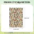 thumbnail image 4 of Lsque Watercolor Insects Premium Golf Towel - Ultra Absorbent and Quick Drying Microfiber Towel with Carabiner - Gift for Men -24" X 16", 4 of 8