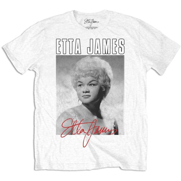 Etta James Adult Portrait Cotton T-Shirt