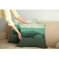 thumbnail image 2 of Ambesonne Fantasy Throw Pillow Cover 2 Pack, Giant Whale Sailboat, 16", Green Beige, 2 of 5