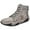 Grey, variant on WEAIXIMIUNG White Leather Sneakers Men 11.5 Men's Casual Shoes Korean Version High Top Shoes Round Toe Breathable Daily Dad's Shoes