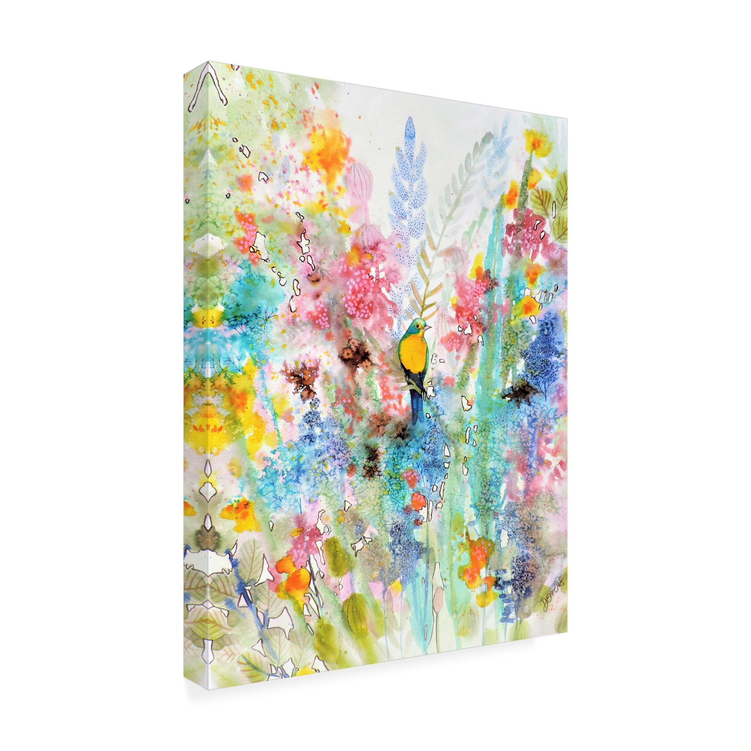 Sylvie Demers 'Coeur Chaud' Canvas Art
