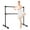 Black, variant on PINDEE 4FT Ballet Barre Portable, Freestanding Double Ballet Barre Height Adjustable with Anti Slip Base, Heavy Duty Stretch Dance Bar for Home Workout