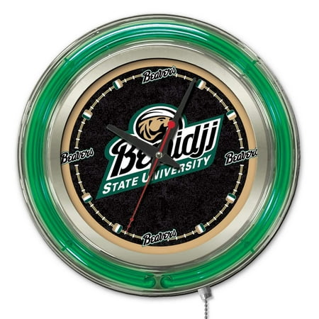 Bemidji State University 15 Double Neon Wall Clock