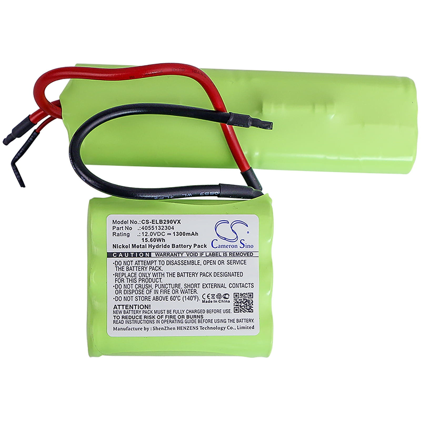 Replacement Battery for Electrolux 4055132304,1300mAh/12.0V
