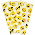 thumbnail image 5 of 100 Emoji Cellophane Bags Assorted Emojis Plastic, 5 of 6