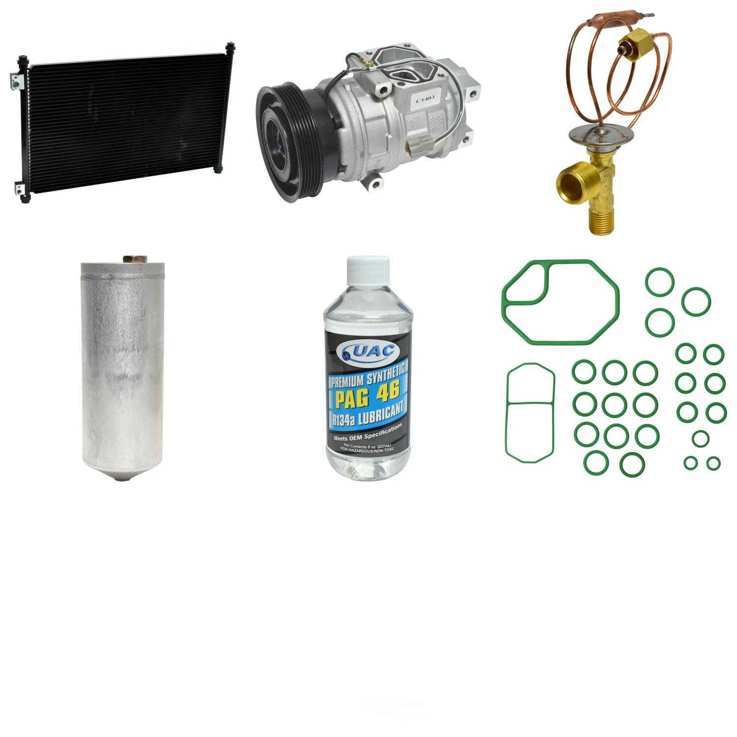 UAC KT 3825A Compressor-condenser Replacement Kit