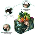 thumbnail image 3 of Mermaid Large Capacity Reusable Foldable Grocery Baskets with Storage Bag – Oxford Cloth Storage Basket for Easter, 3 of 7