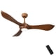 thumbnail image 1 of Ventilador de Techo Costway 132 cm con Luz y Mando Motor DC Reversible Color Nuez, 1 of 9