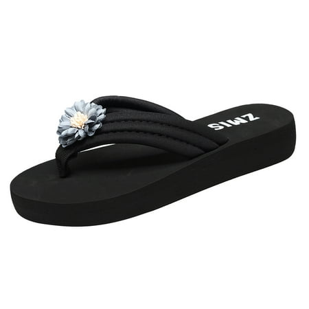 

simu Women s Sandals Comfortable Bottomed Toe Women s Sandals Sandals Toe Summer Women s Clip Wedge Sandals Fashion Beach Clip Women s sandals Sandals Shoes Casual