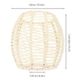 thumbnail image 2 of TEHAUX Pantalla Colgante Beige De Hierro Y Para Estilo Bohemio En Hogar, 2 of 6