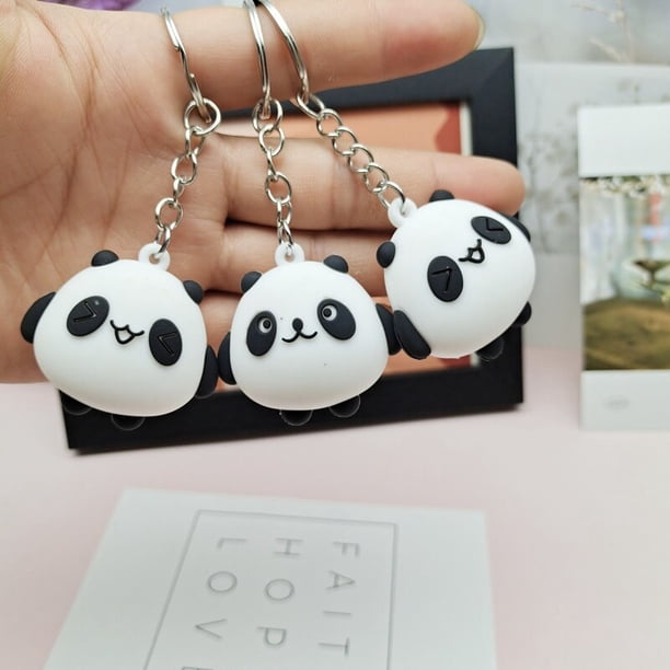 Cute Cartoon Panda Plush Toy Small Mini Doll Pendant Doll Key Chain Bag Ornament1PCUnited States He Qiyong unisex
