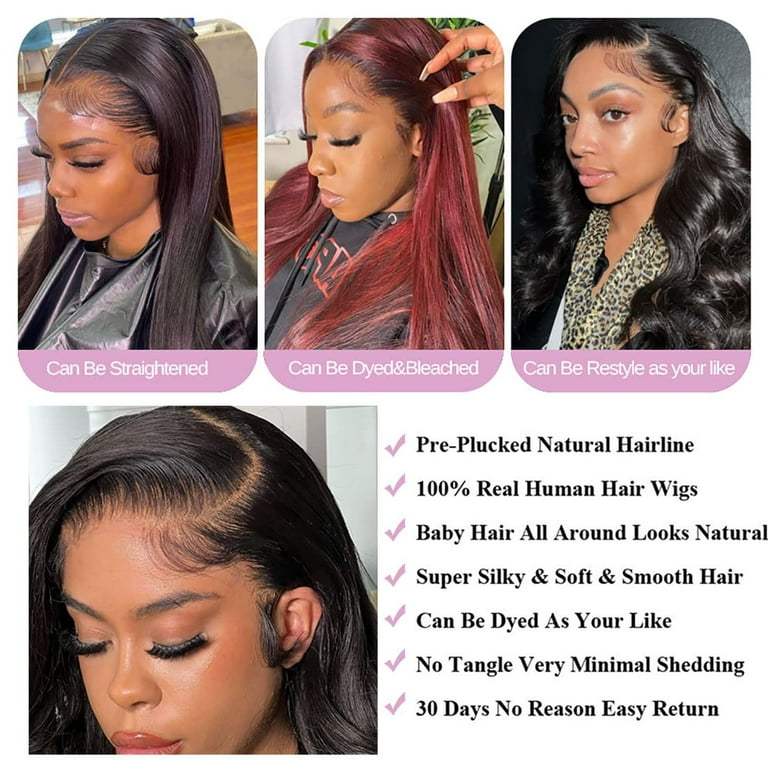 RASHINEE 5x5 HD Lace Closure Wigs Human Hair Wear and Go Glueless Wigs  Human Hair Pre Plucked Pre Cut with Elastic Band Water Wave Closure Wig Wet  and