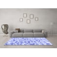thumbnail image 3 of Ahgly Company Machine Washable Indoor Rectangle Abstract Blue Modern Area Rugs, 8' x 10', 3 of 4