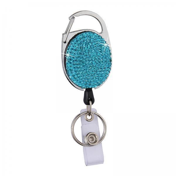 Llavero Retráctil, Paquete De 2 Carretes De Insignia Resistente, Extensible Clip Para Llavero Clip Elástico Para Cinturón Clip De Seguridad Antipérdida Negro Con Cordón De Nailon De 27 Pulgadas