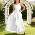 thumbnail image 2 of Gowns and Evening Dresses A Line Flowy Chiffon Maxi Dress for Junior Bridesmaid Prom Dresses, 2 of 6