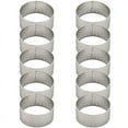 thumbnail image 1 of Anillo de Tarta Redondo Perforado de Acero Inoxidable KEWITY 4,5 cm 10 Piezas, 1 of 5