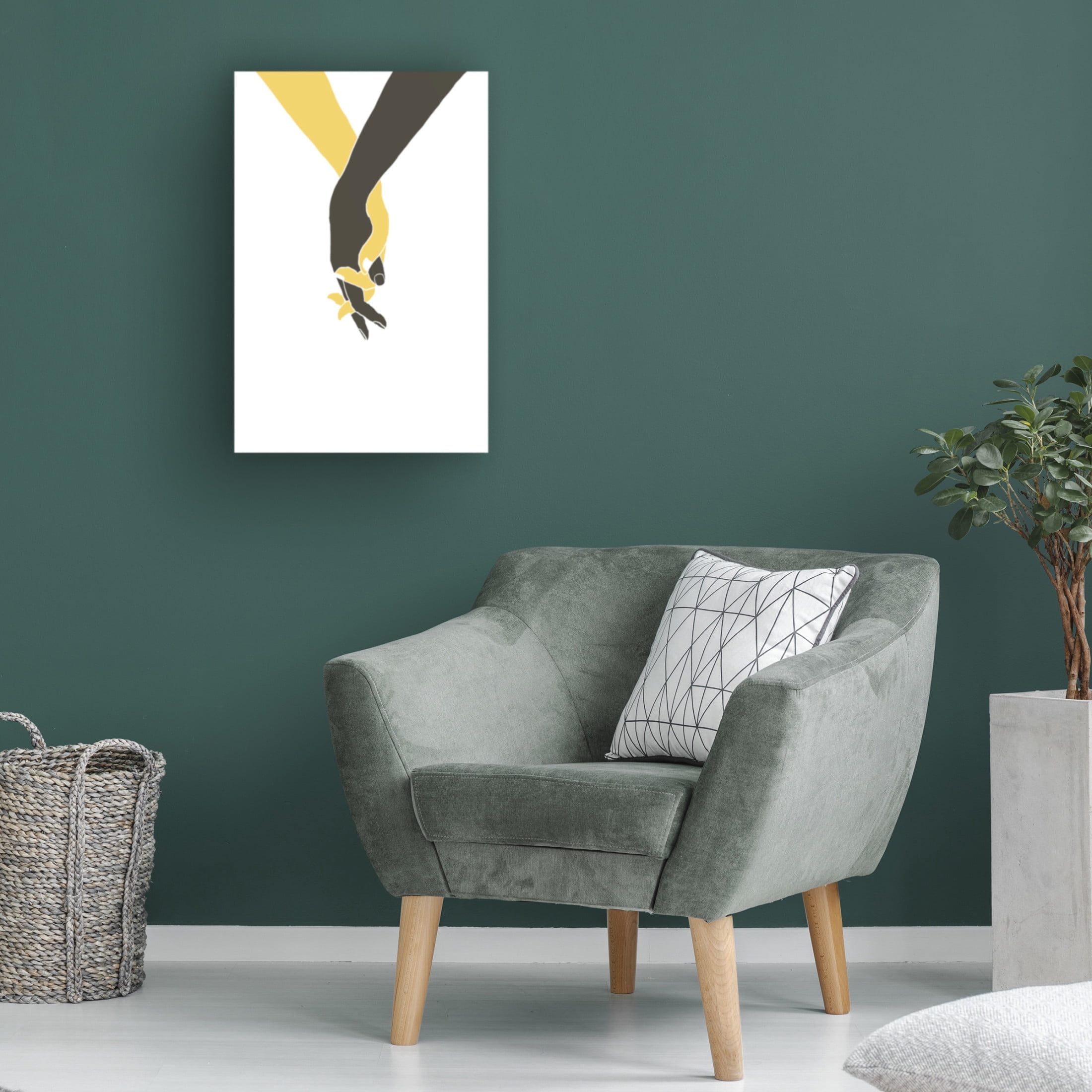 Pictufy Studio II 'Holding Hands' Canvas Art - 30 x 47 Inches