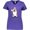 Purple, variant on Inktastic Corgi Puppy Girl Women's V-Neck T-Shirt