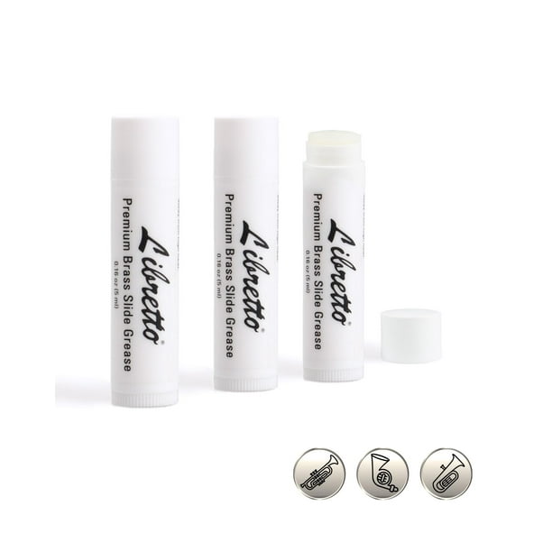 Set de grasa Tuning Slide Libretto, sin olor, suave, 5 ml, 3 unidades