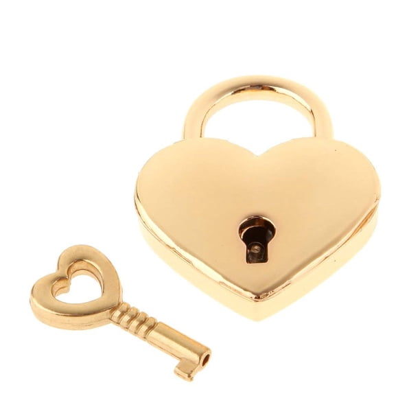 Mini Lock with Key for Jewelry Box Storage Box Diary Book,Small