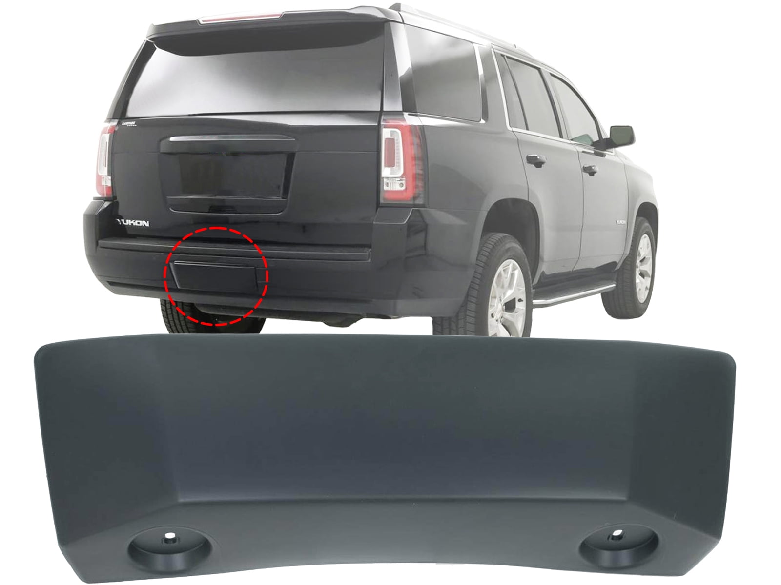 APA Replacement Rear Trailer Hitch Cover for 2015 2016 2017 2018 2019