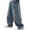 Sky Blue, variant on CPNG Boys Baggy Vintage Straight Wide Leg Denim Cargo Pants Jeans Cotton Denim Pants with Pockets Elastic Waist Loose Fit Casual Trousers