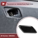 thumbnail image 3 of Tapa de boquilla de lavaparabrisas del lado derecho delantero Unique Bargains No.39863944, cubierta de moldura de parachoques para Volvo C30 2010-2013 2.5L L5, plástico negro, 1 pieza, 3 of 7