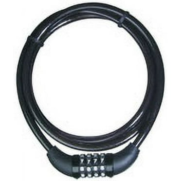 Master Lock 3/8 in. W X 5 ft. L Steel 4-Dial Combination Locking Cable