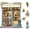 Anna's Blue Blossom, variant on Book Nook Kit - Diy Miniature Flower Shop Dollhouse For Adults And Teens 3d Wooden Puzzle Bookshelf Insert Decor With Led Light Gifts Lovers Beginners (anna's Blue Blossom)