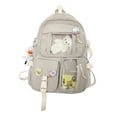 thumbnail image 4 of Mochila escolar jinwen Bolsa escolar grande para niños Blanco, 4 of 8