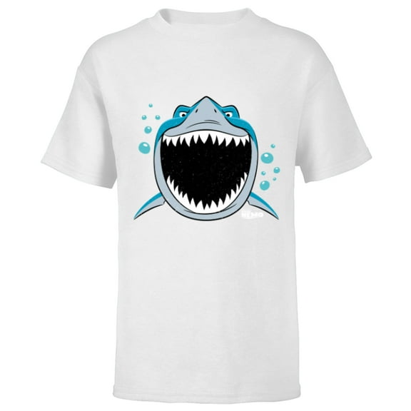 Disney PIXAR Finding Nemo Bruce JAWsome - Short Sleeve T-Shirt for Kids - Customized-White