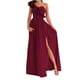 thumbnail image 1 of Vestidos Para Mujer Vestidos de Un Hombro Sólido Adelgazante Volantes Split Odeerbi  ODB159293, 1 of 8