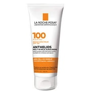 Angle View: La Roche-Posay Anthelios Melt-in Milk Body & Face Sunscreen Lotion Broad Spectrum SPF 100, Oxybenzone & Octinoxate Free, Sunscreen for Kids, Adults & Sun Sensitive Skin, Unscented, 3 Fl oz
