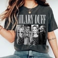 thumbnail image 5 of CLOTEX Vintage Hilary Duff Tour 2026 Comfort Color Shirt, Black S, 5 of 5