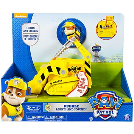 Paw Patrol- Rubble's Lights and Sounds Construction Truck