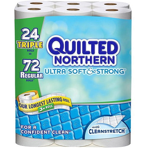 Quilted Northern Ultra Soft & Strong Triple Rolls Bath Tissue, 24 count ...
