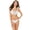 White, variant on MICHAEL Michael Kors Women's Lace-Up Swim Top Separates Swimsuit (M, White)
