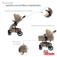 thumbnail image 3 of Carriola De Bebe Crown Portabebe Base De Carro Bambineto  Khaki, 3 of 6