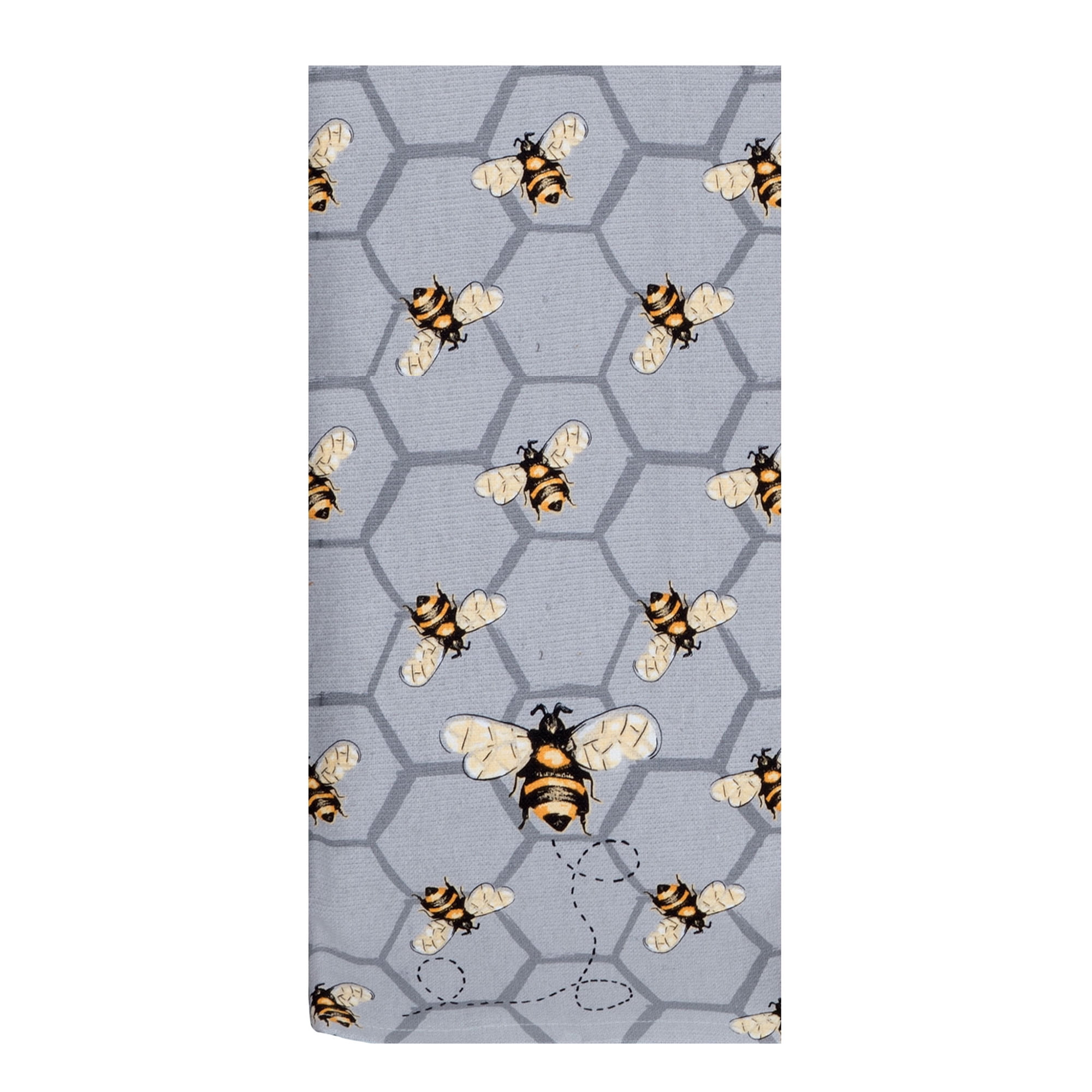 Bee Inspired Queen Bee Dual Purpose Terry Kitchen Dish Towel 
