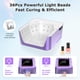 thumbnail image 4 of Lámpara de uñas de gel UV Meremit, 108 W, recargable con sensor automático, 4 of 7