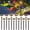 12 Pack, variant on 2-in-1 Solar Pathway Lights Outdoor with 4 Lighting Modes, IP65 Waterproof LED Solar Powered Wall Lights for Garden Yard Patio Lawn Porch Walkway Backyard Driveway, Warm & Cold White 4 Pack