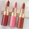 thumbnail image 3 of Velvet Matte Lipstick, High Pigmented Long-Lasting Waterproof Lip Stick, Nude Matte Soft Dark Color Stick, Longwear Non-Drying Lip Makeup Cruelty-free 24 Hours, No Cracking or Flaking, 3 of 9