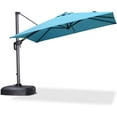 thumbnail image 5 of PURPLE LEAF 8' X 8' Patio Umbrella with Wheeled Base for Pool 7' High Offset Outdoor Cantilever Umbrella Swimming Pool Umbrella with 360°Rotation for Poolside Turquoise Blue, 5 of 8